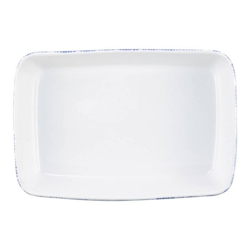 Santorini Stripe Rectangular Baker