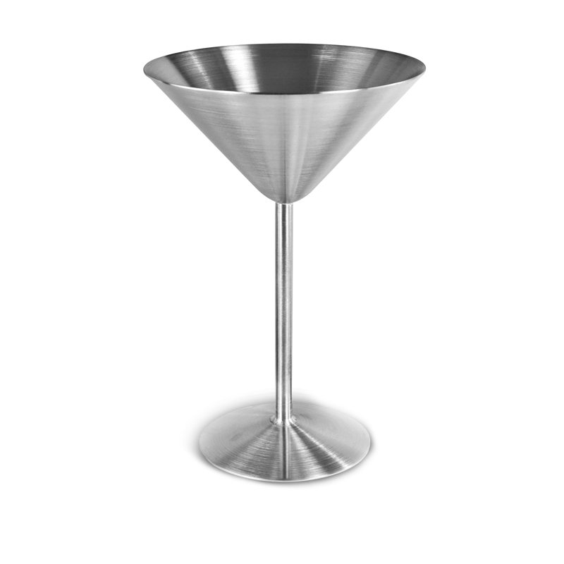 Verre à martini en acier inoxydable, 10 oz