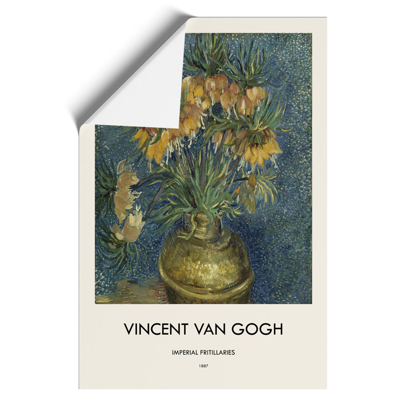 Imperial Fritillaries Print by Vincent van Gogh - Frameless Print, 30cm H x 21cm W x 0.1cm D