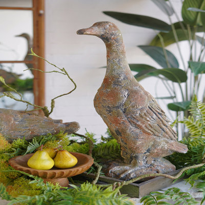 12x8.3x23"  Farmhouse Duck Figurine