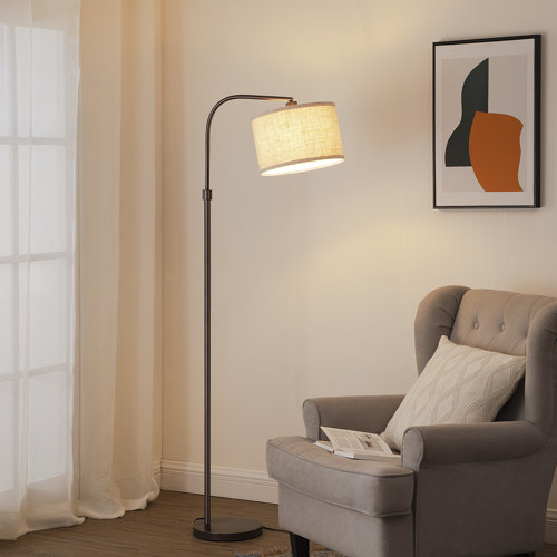 Three Posts™ Lach 62'' Arched/Arc Floor Lamp & Reviews | Wayfair