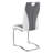 Ao Polyurethane Side Chair in Grey/White Set of 4