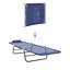 vidaXL Folding Sun Lounger Folding Textilene Outdoor Chair Garden Recliner-1555197489