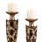 Elegant Baroque Polyresin Candleholders Ideal For Modern And Transitional Spaces