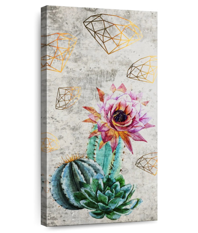Trendy Cactus Flower, 30" H x 15" W