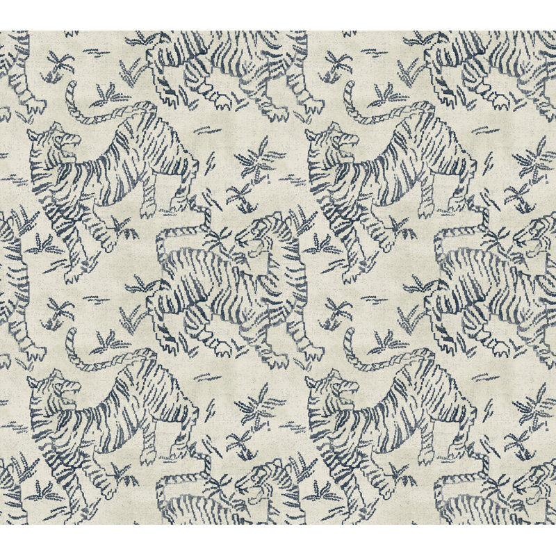Abstract Wallpaper Roll, Indigo