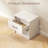 Modern Nightstand Bedside Table With Drawer Open Storage Shelf For Small Spaces-1351989201