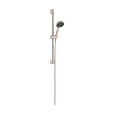 Ensemble de barres murales 95, 1 jet, 2,5 gallons par minute, hansgrohe Activera S, nickel brossé