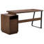 Bureau d'ordinateur à domicile avec tiroirs