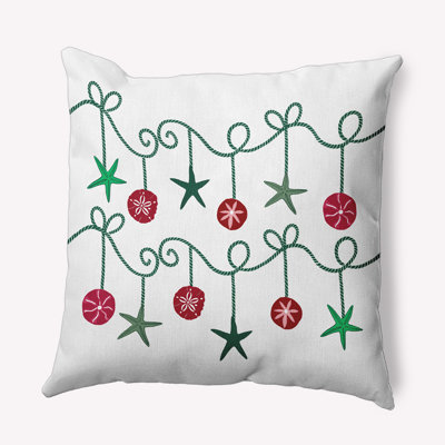Outdoor Reversible Throw Pillow