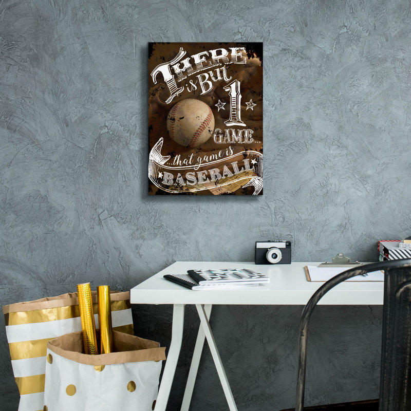«That Game Is Baseball» par Art Licensing Studio, art mural sur toile, H 16 po x l 12 po x P 0,75 po