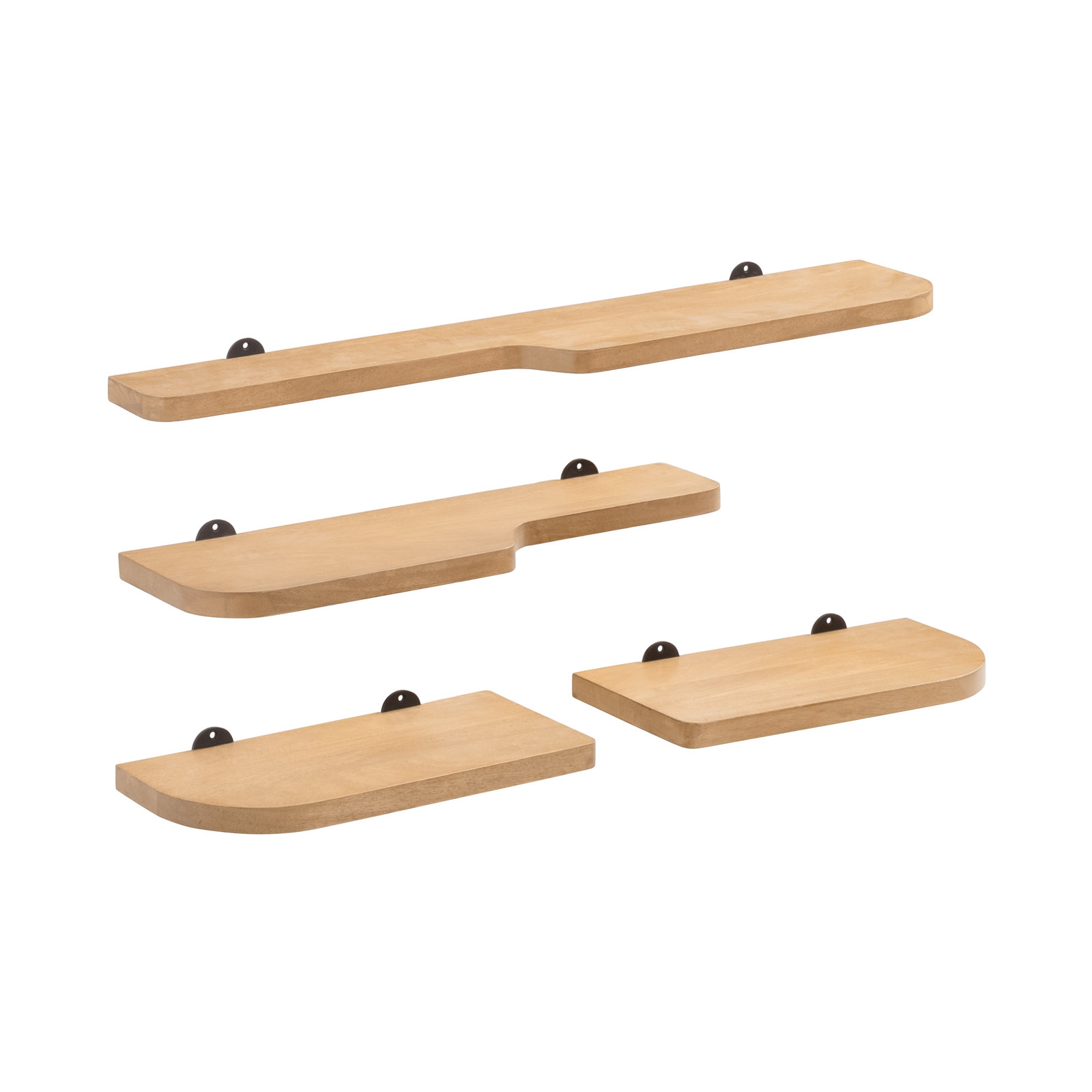 Valetta 36" Floating Shelf, Blonde Natural