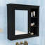 Armoire à pharmacie murale avec miroir et tablettes-2018754271