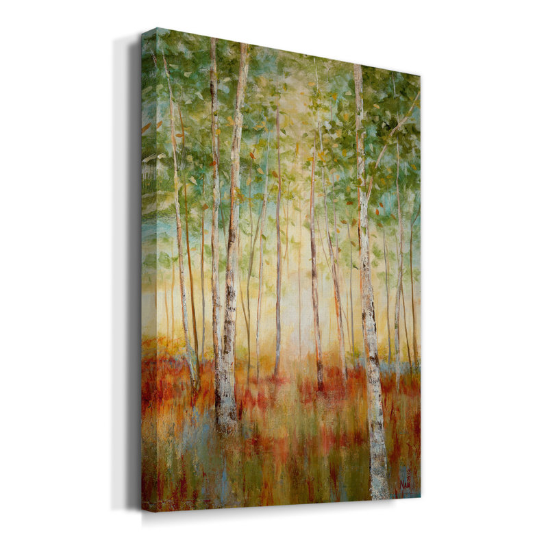 Arati " Birch Woods " by J Paul, 36" H x 24"  W x 1" D