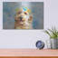 Art mural en métal Red Barrel Studio® «Flower Crown Goldendoodle 5» par Furbaby Affiliates-394331396