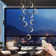 Modern Staircase LED Crystal Pendant Light - Stylish Ring Design