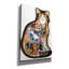  «Shaped Cat» par Gale Pitt, art mural sur toile, 18 po x 26 po-1490480328