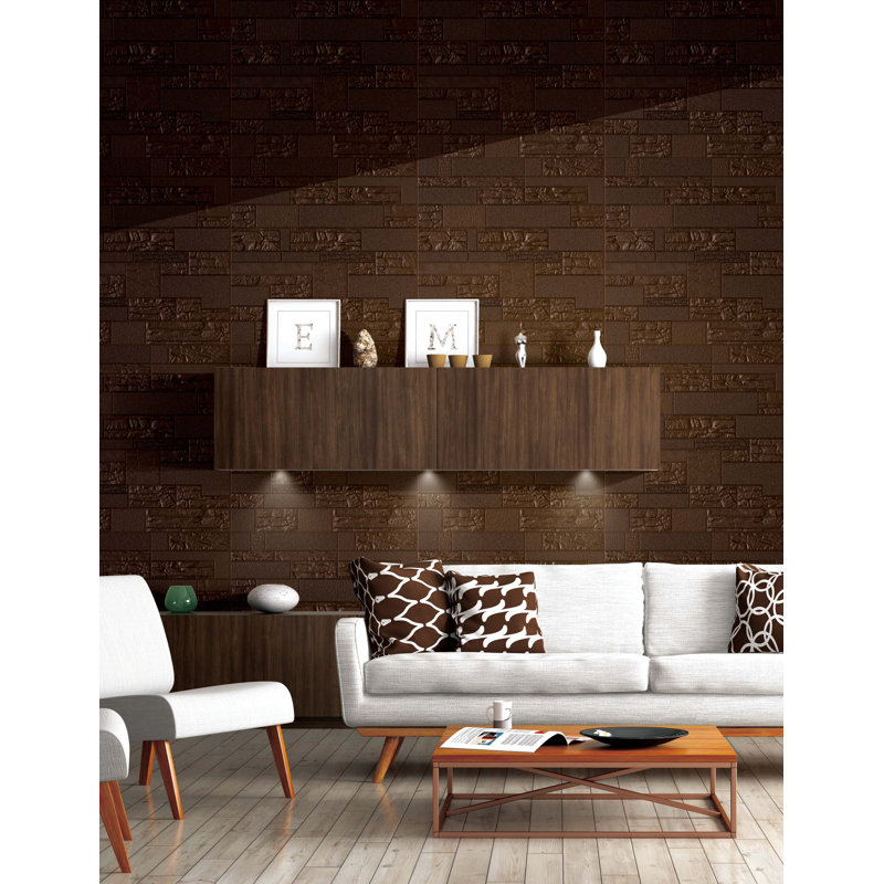 Panneau mural en vinyle 28 po x 28 po Falkirk Jura II, Bronze antique