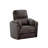 Contemporary Style Power Glider Recliner W/ Swivel Curved Arms Pillow Fill Swivel Chair Primary Living Room-636482143