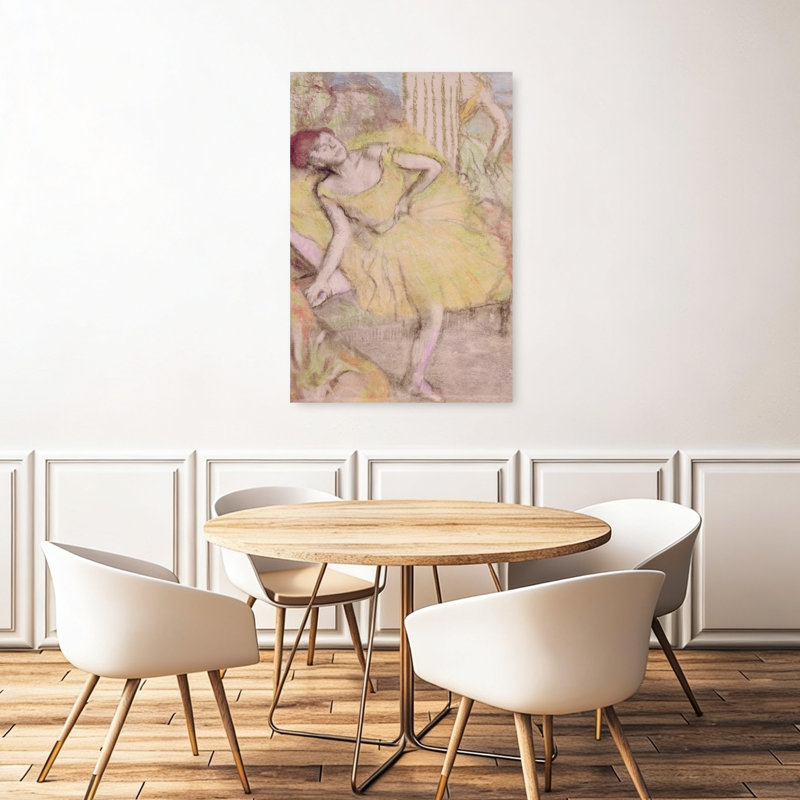 Danseuse Au Repos, C.1897-1900 Impression d'art mural contemporain abstrait impressionniste, H 48 po x l 32 po