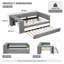 Lit plateforme tapissier, bureau de rangement avec couchette de chargement
