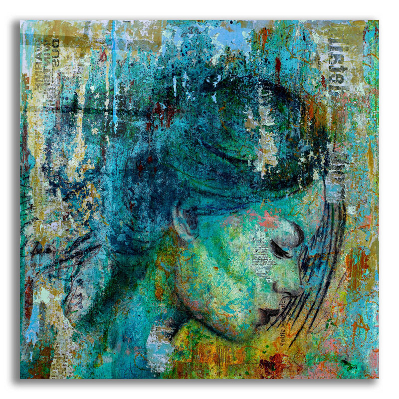 THE THOUGHTS' By DB Waterman, 12" H x 12" W x 0.13" D