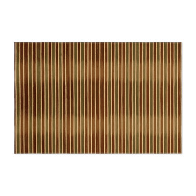 Tapis intérieur / extérieur brun HorizontalStripes