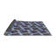 Tapis bleu/gris à tisser électrique-607775924