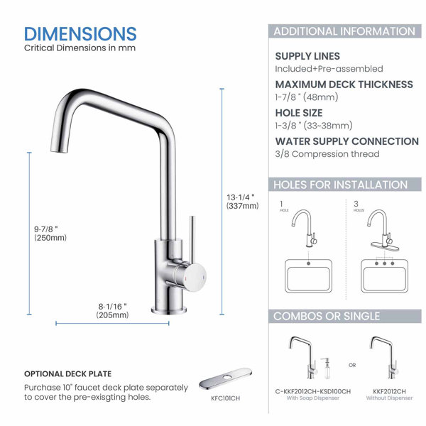 Dimensions du produit