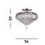 Lochlan 5 - Light Crystal Chandelier