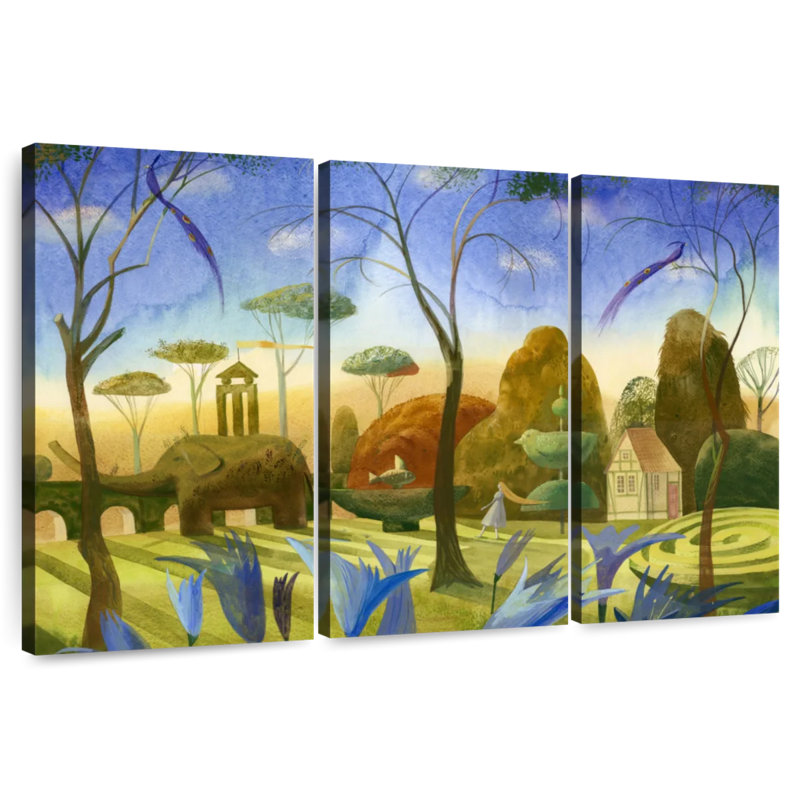 Senne The Magic Garden, 36" H x 57" W