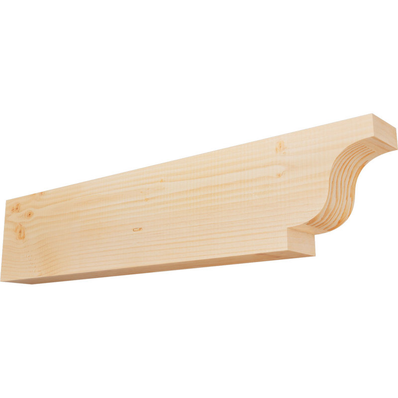 Queue de chevron lisse Newport, Sapin de Douglas, H 8 po x l 36 po x P 3,5 po