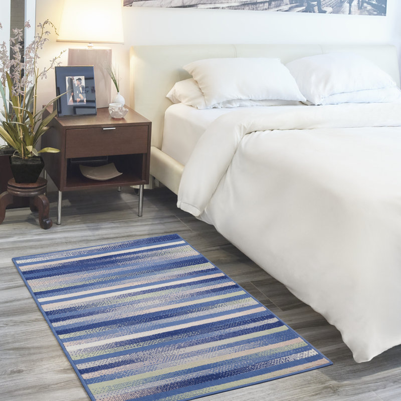 Striped Indoor Rug, Rectangle 3' x 5'