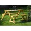 Anduela Solid Wood Pine Outdoor Bench