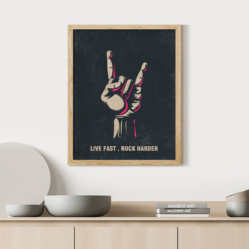 «Rock Soul Live Rock», Naturel, H 16 po x l 12 po