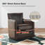 Fauteuil club pivotant en cuir véritable Arsim-898772356