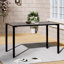 Bacup Rectangular Metal Outdoor Dining Table With Umbrella Hole , cm W cm D-1294248352-1294248367-1294248362