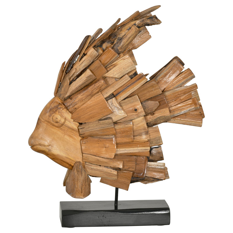 Pacific Island Fish Sculpture