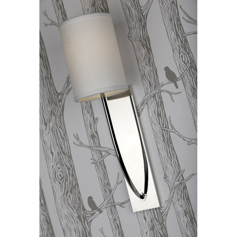 Colton 1 - Light Armed Sconce, Polished Nickel