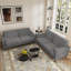Carmelinda 157Cm Square Arms Sofa-2115122735
