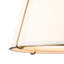 Linen Blend Drum Semi Flush Mount