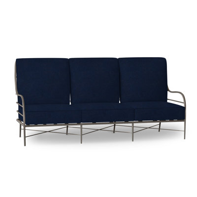 Carmel Aluminum Sofa - Slate Gray