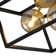 Mickel 4- Light 15'' Lantern Square / Rectangle Flush Mount