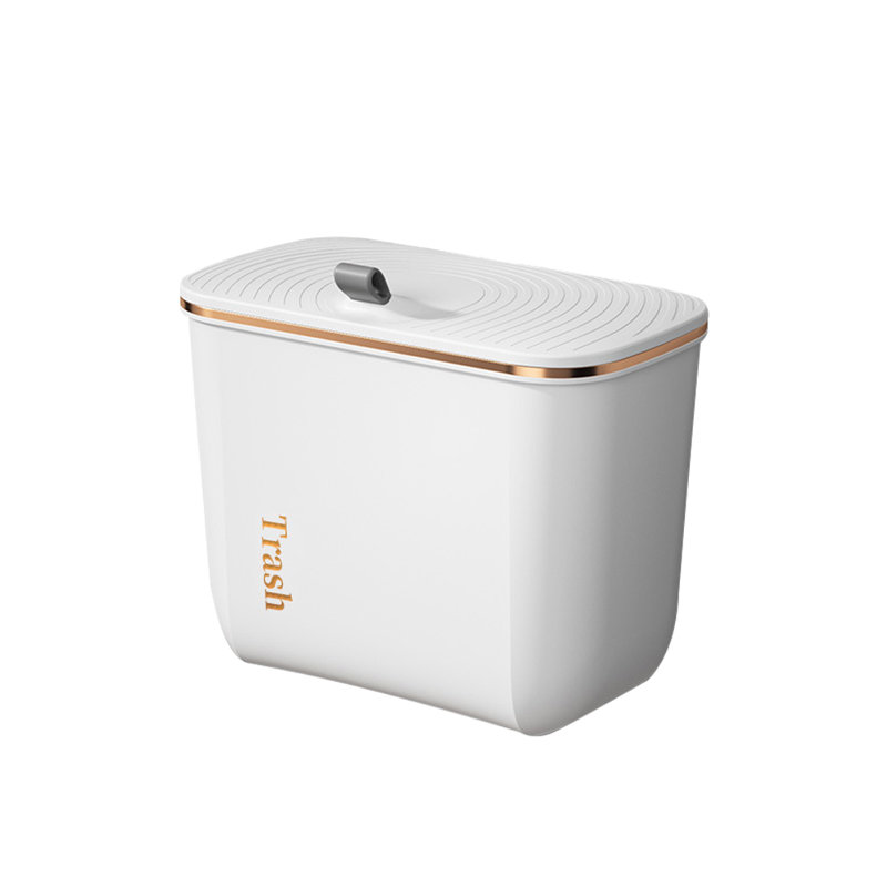 Dames Plastic Manual Lift Waste Bin - 2.12L