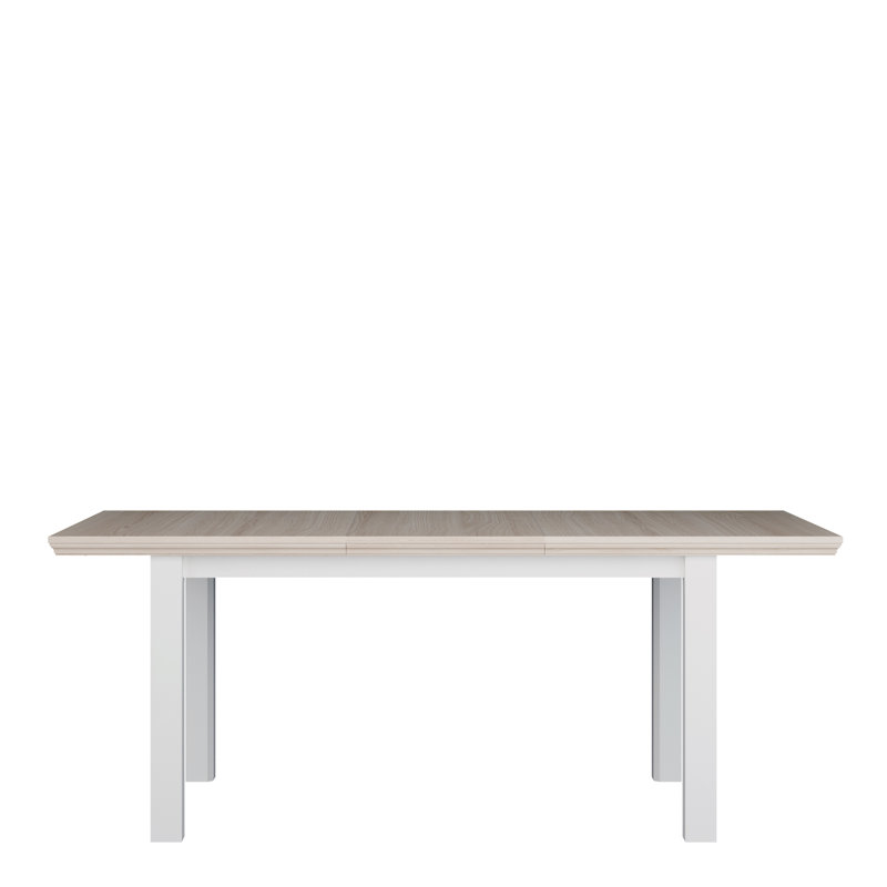 Dining Table, Brown/White
