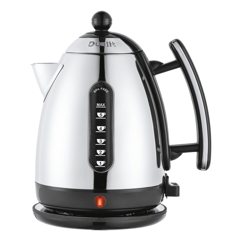 Dualit Lite 1.5L Kettle with 2 Slice Toaster, Black