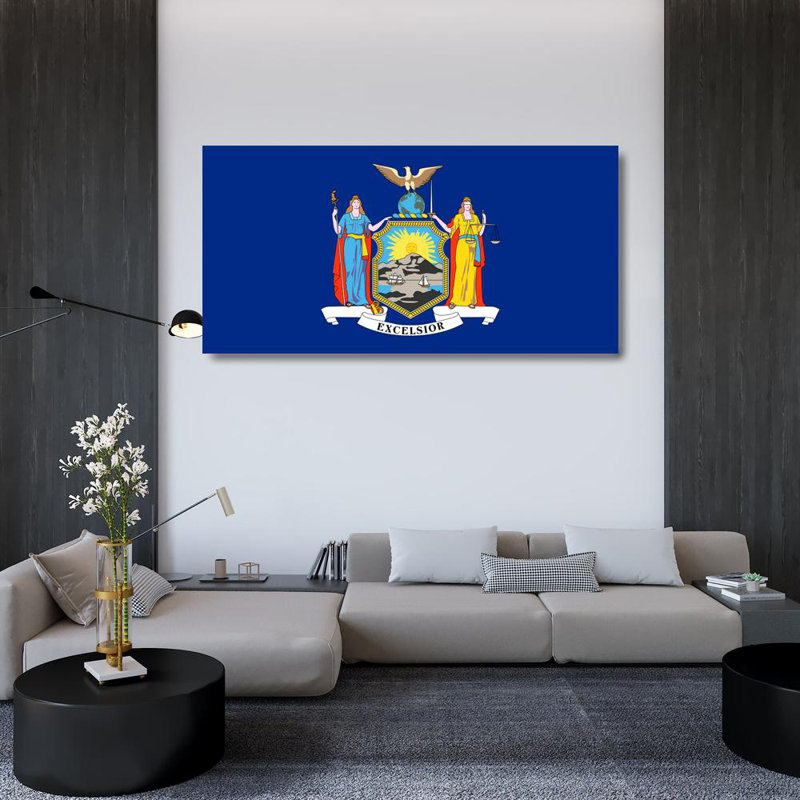 État de New York, H 24 po x l 48 po