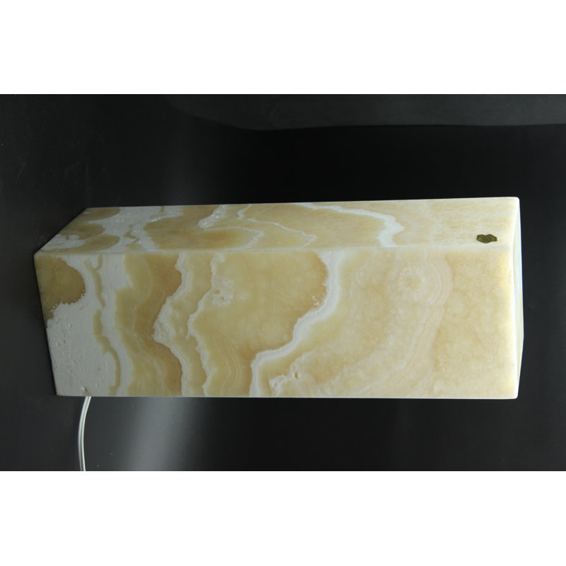 Lampe onyx beige Nubloso Crema