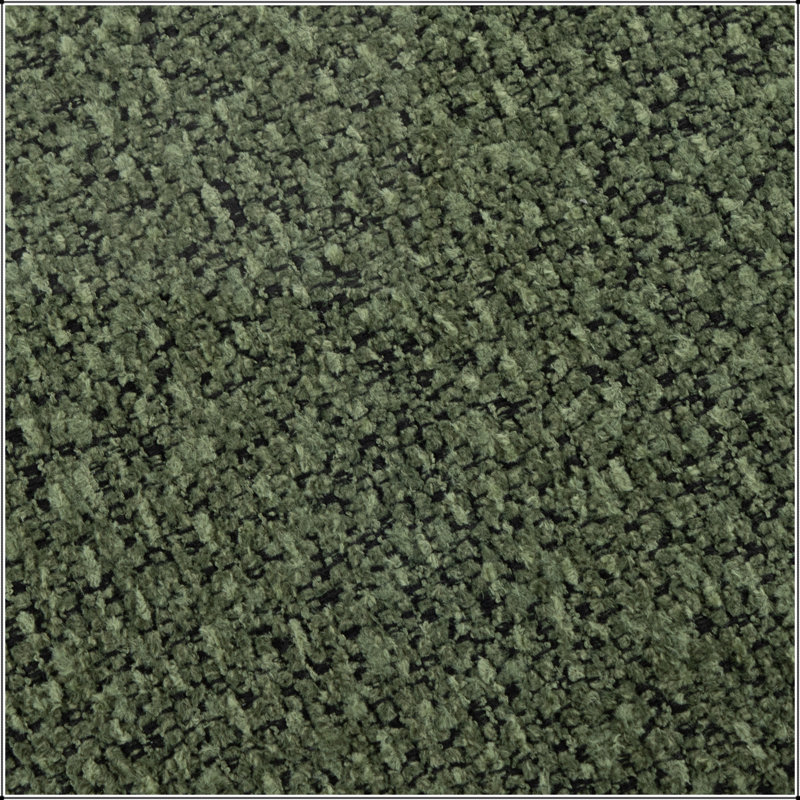 Ottoman Set in Fabric, Fabric - Green
