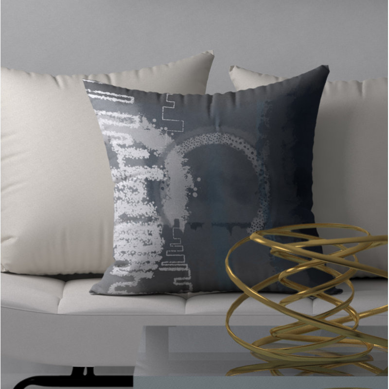 Star Abstract Reversible Throw Pillow, 20" x 20"
